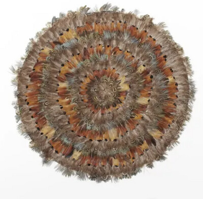 Placemats - Round Feather - Set Of 4