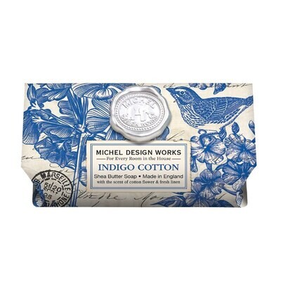 Soap - Shea Butter Bar - Indigo Cotton