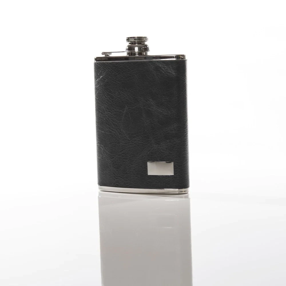 Flask - Keep It Personal - Black - 6oz