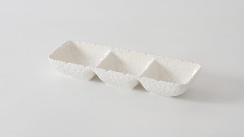 Tray - White Melamine - 3 Section