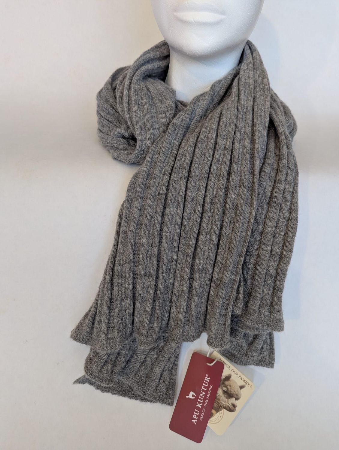 Reisedecke und Stola Suave, silber-grau