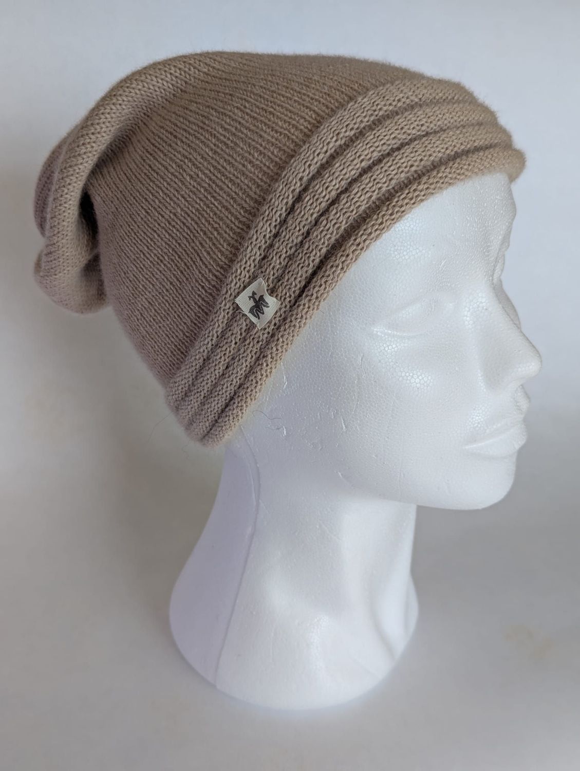 Alpaka Beanie beige