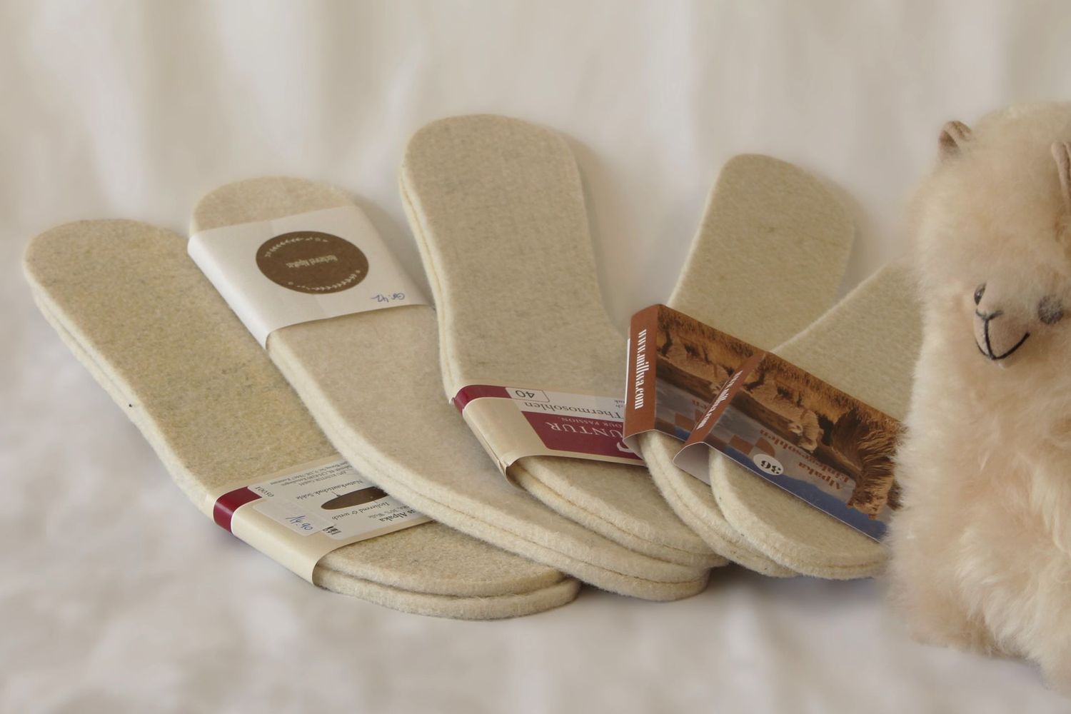 Alpaka Einlegesohlen Filz