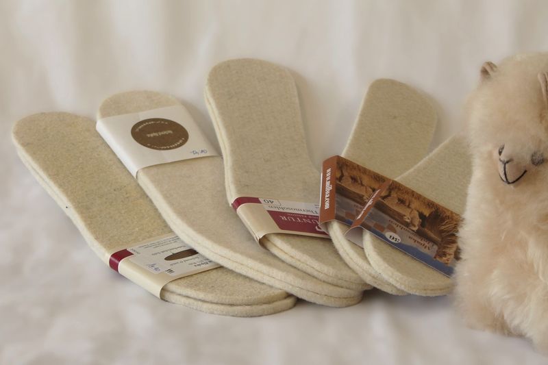 Alpaka Einlegesohlen Filz Alpaka Einlegesohlen Filz