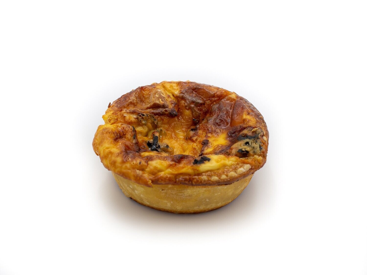 Quiche chèvre lardons