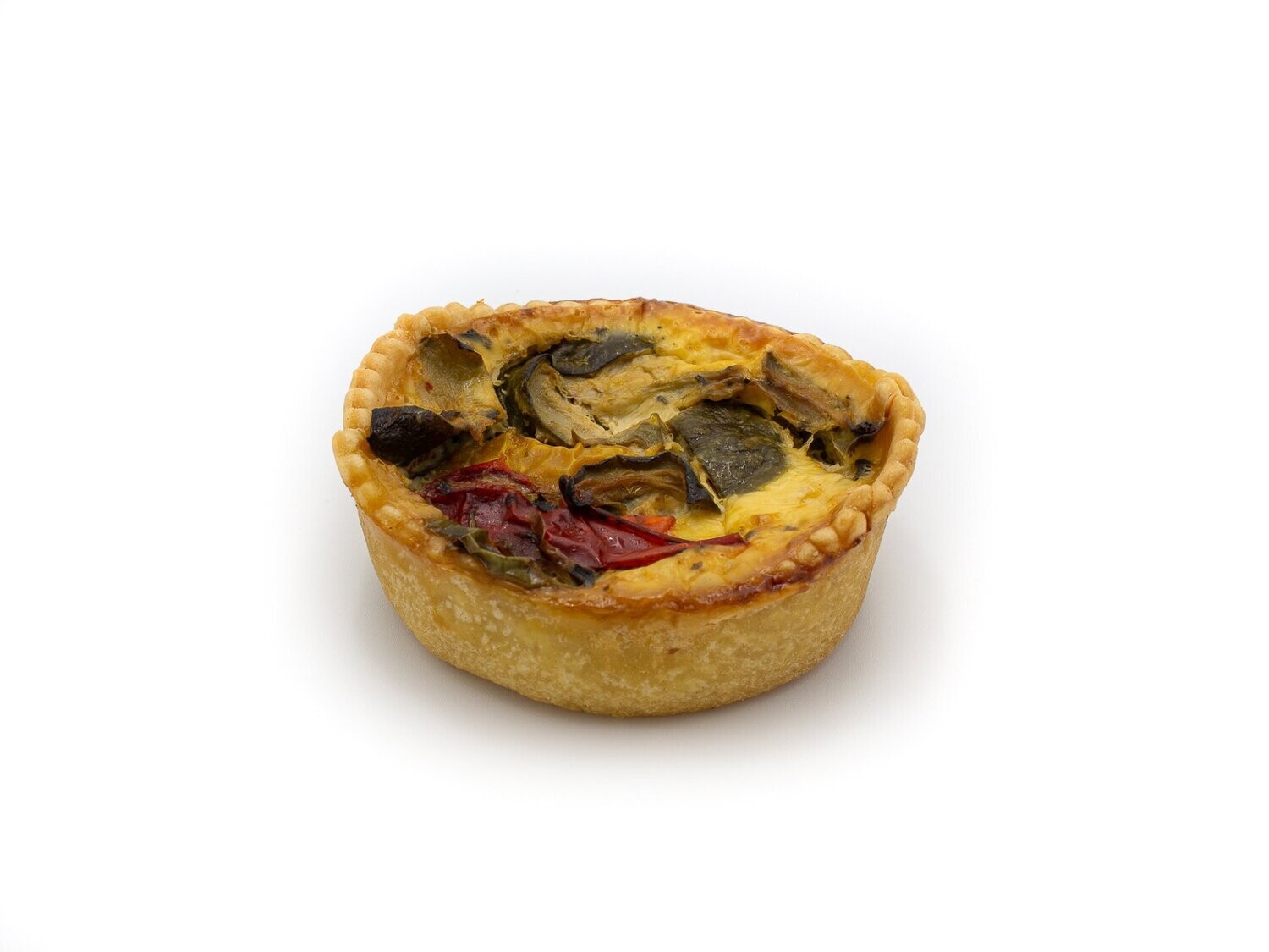 Quiche aux légumes grillés