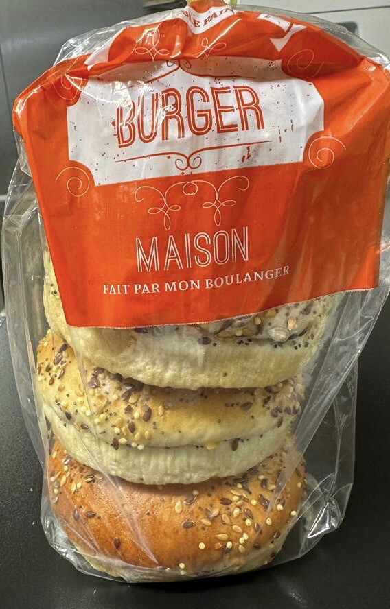 Sachet 4 burgers