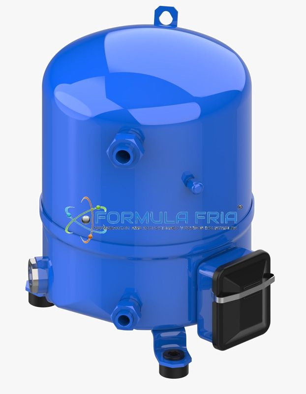 Compresor Danfoss Maneurop * Reciprocante NTZ048A1LR1A ( 120F0077 )* 2 HP * R404A; R507A * 220 VOLTS / 1 FASE / 60 HZ