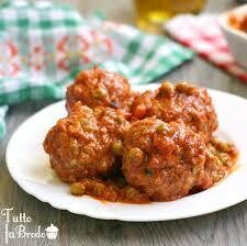 Polpette Pomodoro e Piselli