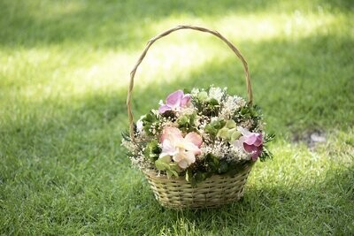 Florists Choice Basket of Flowers