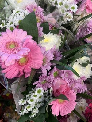 Pink Handtied Bouquet