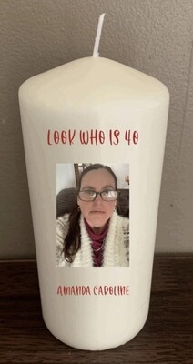 Personalised Photo Candle Gift