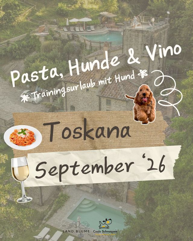 Toskana-Trainingsurlaub mit Hund