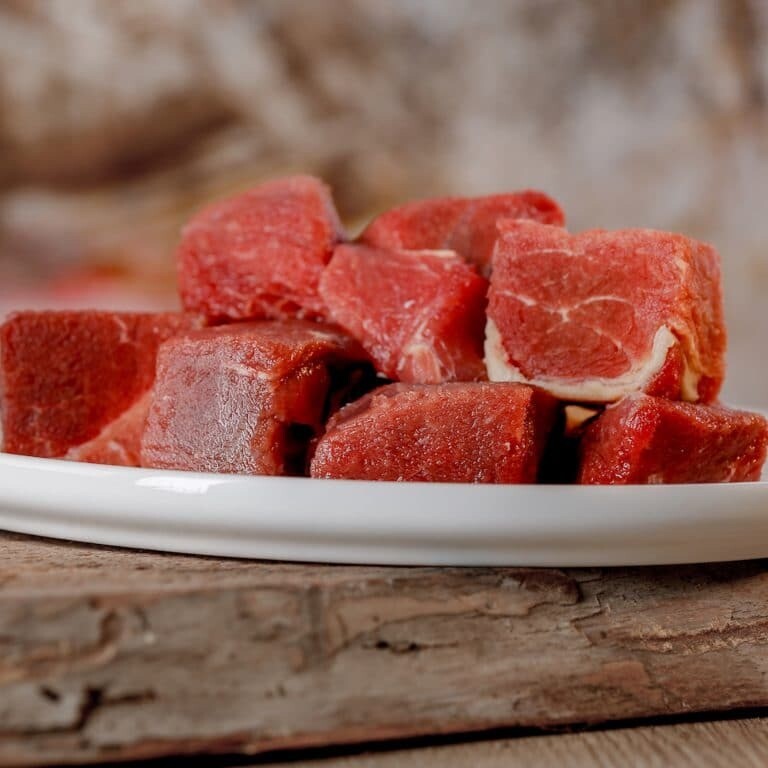 Pferdemuskelfleisch mager gewürfelt