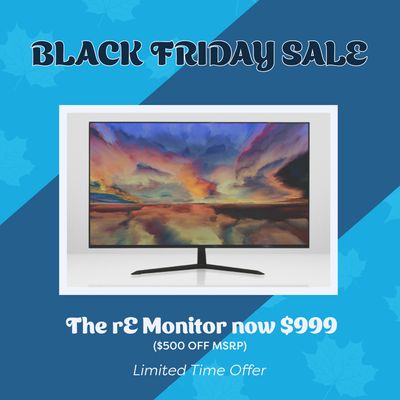 The rE - Original 32 The rE - Original 32" Color RLCD Computer Monitor