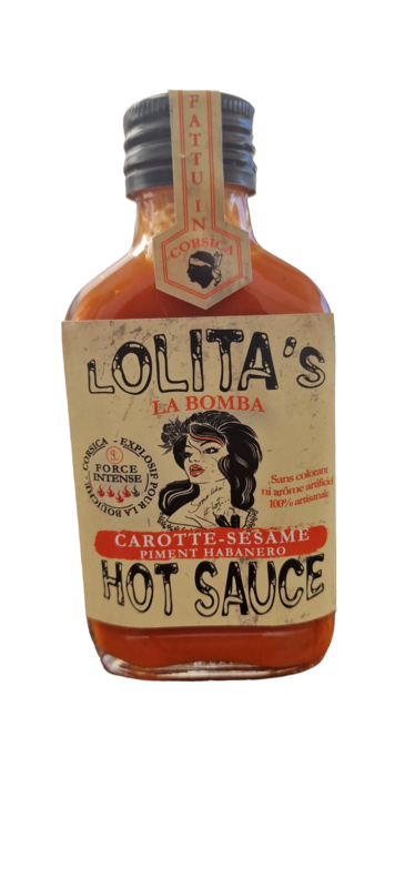 Salsa Lolita´s - LA BOMBA - CAROTTE-SESAME-HABANERO 100ml