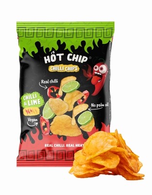 Hot Chip - Batata Frita - Chilli &amp; Lime 80 grs.