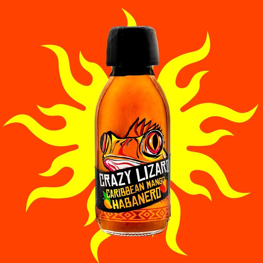 Crazy Lizard - Caribbean Mango Habanero - 130ml