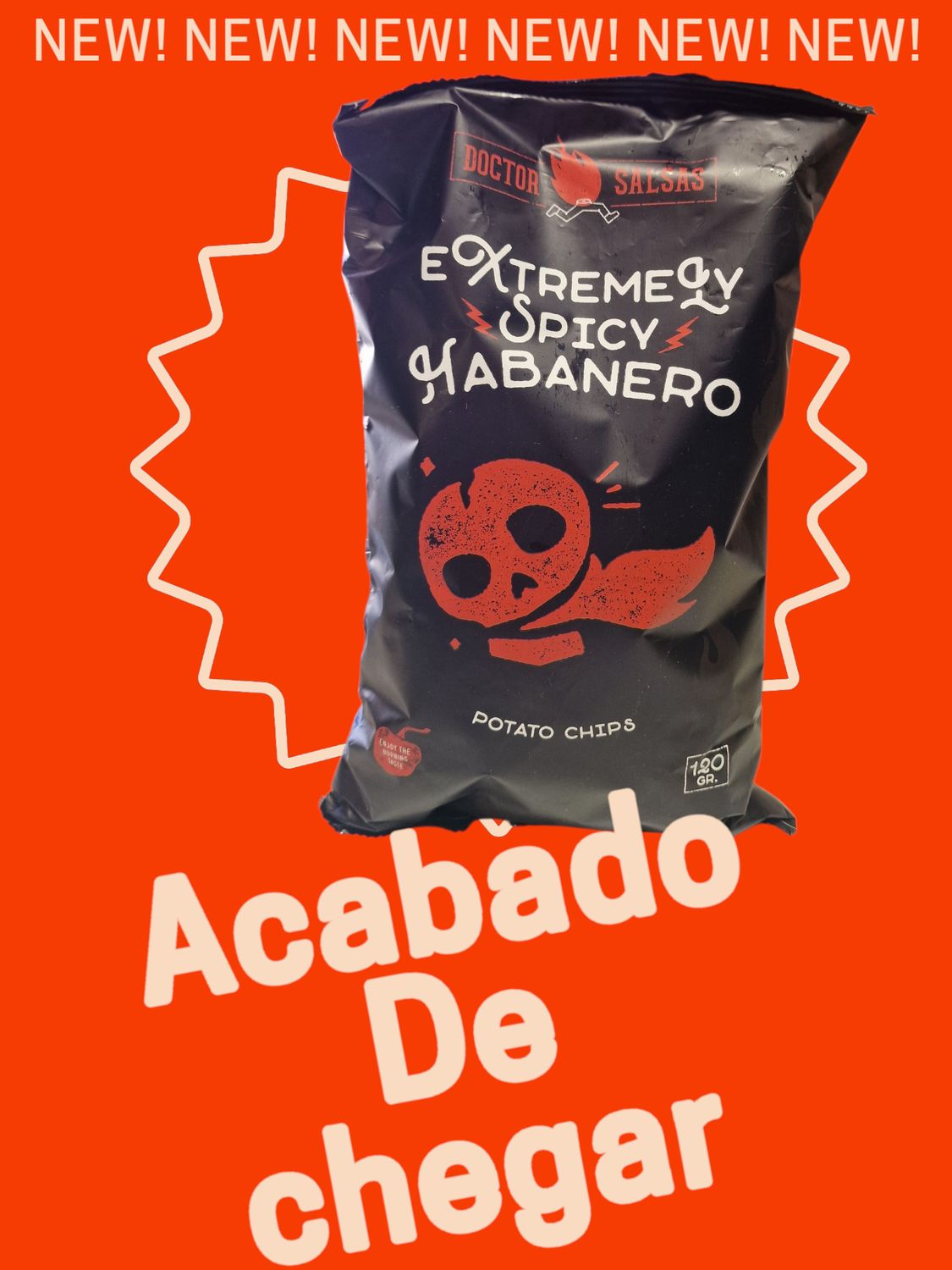 Batata Frita - Habanero - Extremamente Picante 120grs