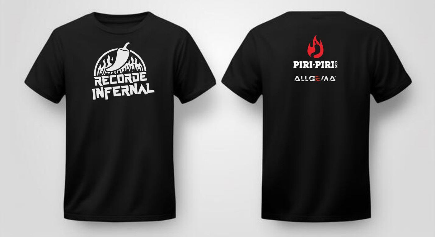 T-Shirt Recorde Infernal - Allgema  (Preto)