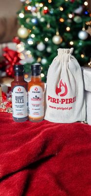 Pack 2 molhos Original 100ml - Saco Piri-Piri &amp; Co - Letras Vermelhas