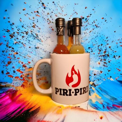 Caneca Piri-Piri &amp; Co + 3 molhos Original 50ml