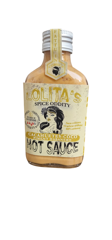 Salsa Lolita´s - SPICE ODDITY - CACAHUETES-COCO/HABANERO 100ml