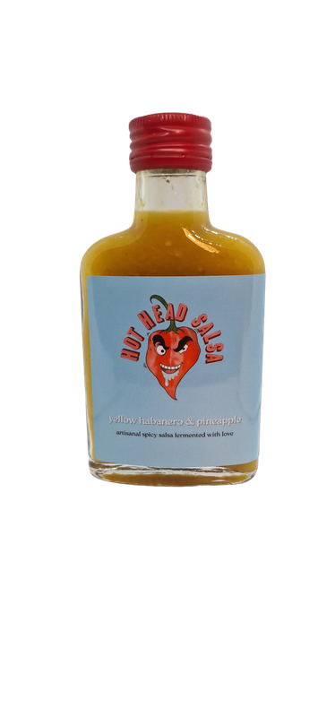 Hot Head Salsa - Yellow Habanero &amp; Pineapple - 100ml