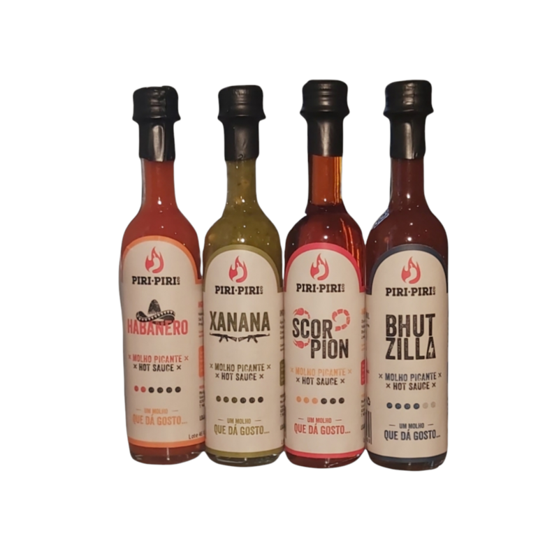 Pack Hot - Conjunto 4 Molhos 50ml - Gama Original