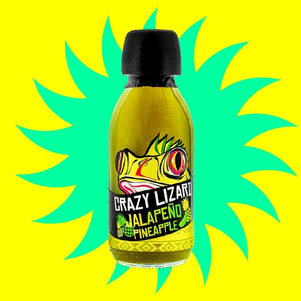 Crazy Lizard - Jalapeño &amp; Ananás - 130ml
