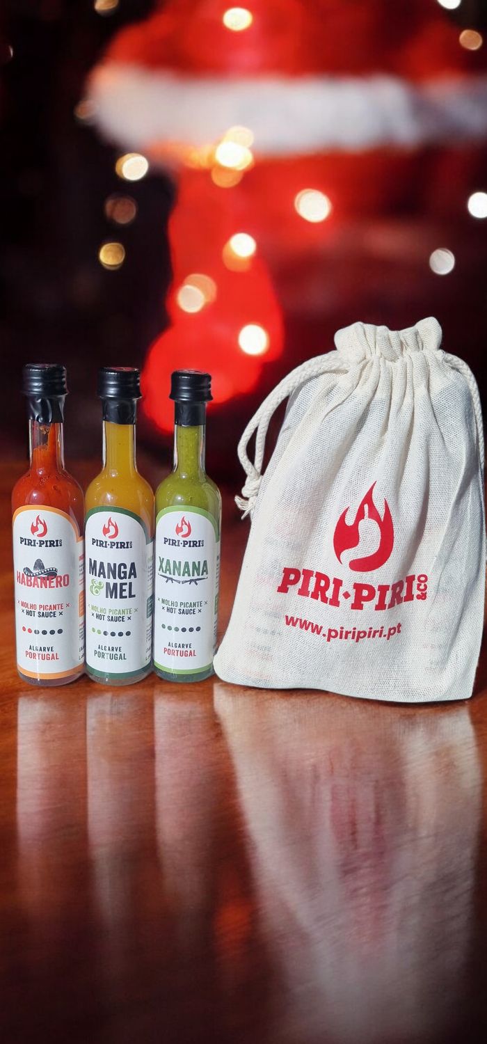 Pack  3 molhos Original 50ml - Saco Piri-Piri &amp; Co - Letras Vermelhas