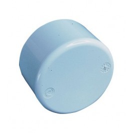 1.5&quot; End Cap White ABS