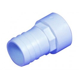 1.5&quot; Plain Hosetail White ABS