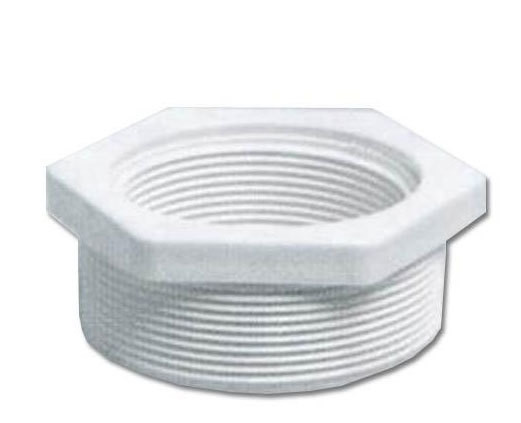 2&quot;-1.5&quot; Threaded Reducer White ABS