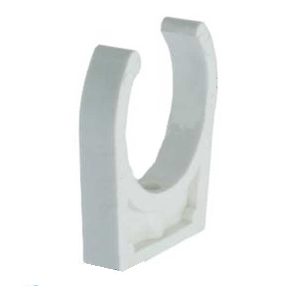 Pipe Clip White ABS