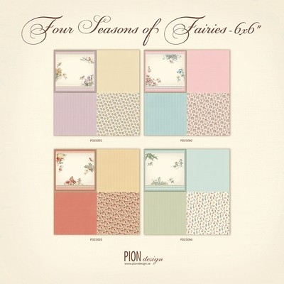 FOUR SEASONS OF FAIRIES 6x6 COLLECTION