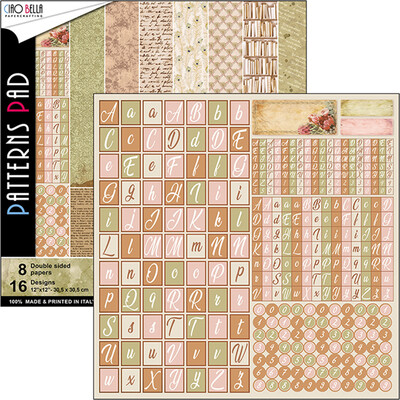 Ciao Bella THE MUSE 12x12 Patterns Pad (8 pack)