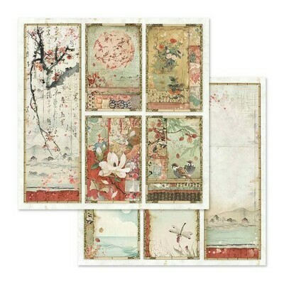 STAMPERIA ORIENTAL GARDEN 12X12 Paper Set