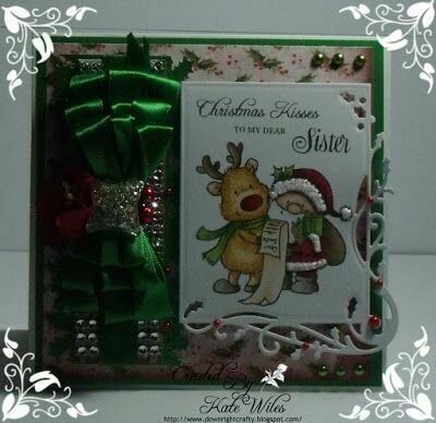 Santa &amp; Rudolph Clear Stamp