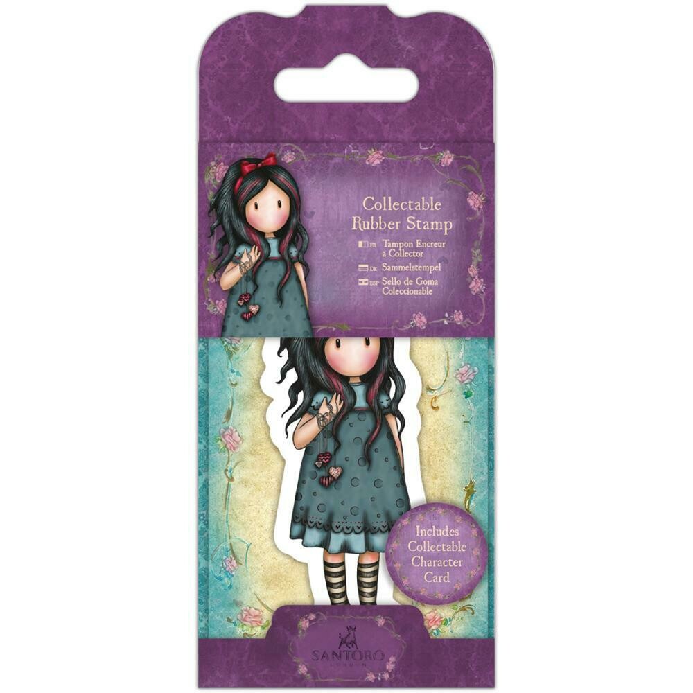 Gorjuss ~ Pulling on Your Heart Strings Stamp