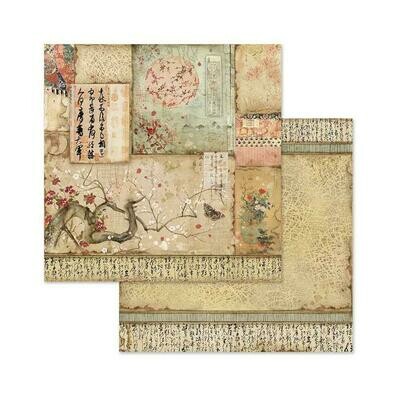 STAMPERIA ORIENTAL GARDEN 8x8 Paper Set