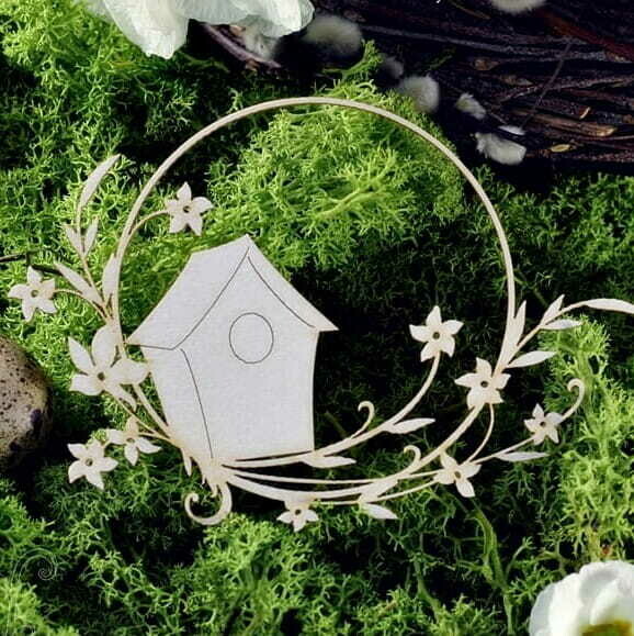 Birdhouse in the Garden Chipboard