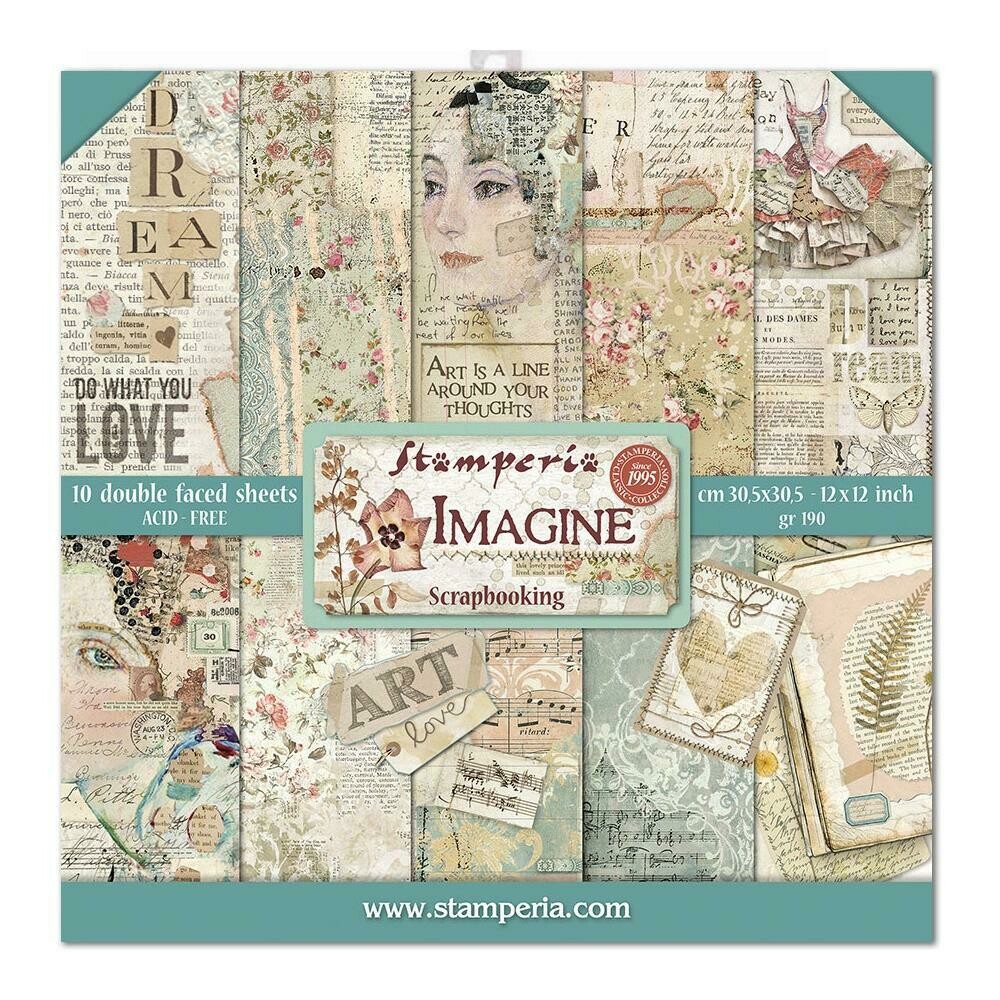 STAMPERIA IMAGINE 12x12 Paper Set
