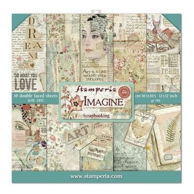 STAMPERIA IMAGINE 12x12 Paper Set