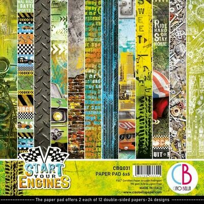 Ciao Bella START YOUR ENGINES 6x6 Paper Pad