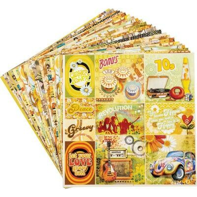 Ciao Bella THE SEVENTIES 6x6 Paper Set