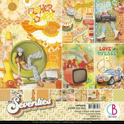 Ciao Bella THE SEVENTIES 12x12 Paper Pad