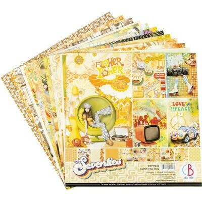 Ciao Bella THE SEVENTIES 12x12 Paper Pad