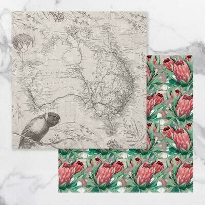 Sunburnt Country Collection 6x6 paper pad