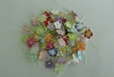 TINY FLAT FLOWERS Mixed 84